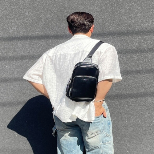 헤지스 [여행용][데일리] 블랙 클래식 슬링백_HJBA6E861BK_이미지