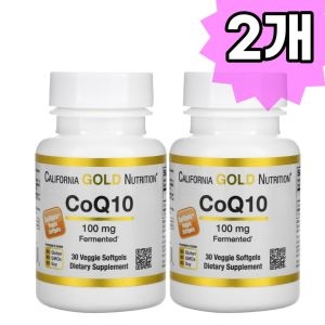 캘리포니아골드뉴트리션 CoQ10 100mg 30정 (2개)_이미지