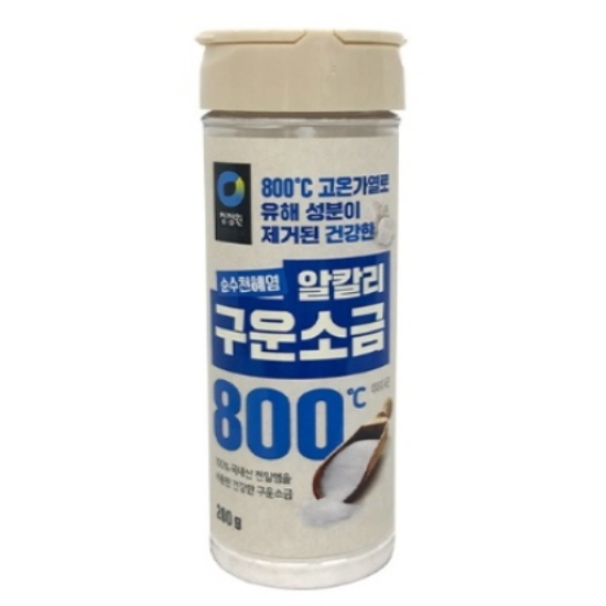 청정원 순수천혜염 알칼리 구운소금 200g (3개)_이미지