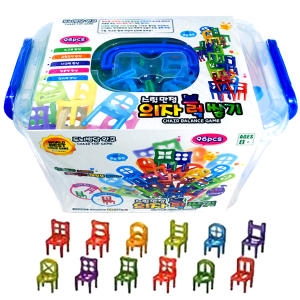 카미 스릴만점 의자 블럭 쌓기 96pcs_이미지