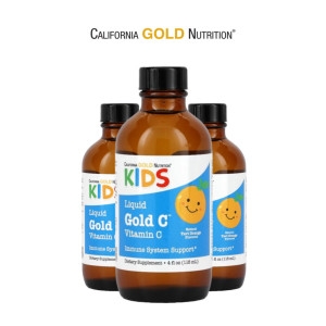 캘리포니아골드뉴트리션 키즈 골드 C 액상 비타민C 118ml (3개)