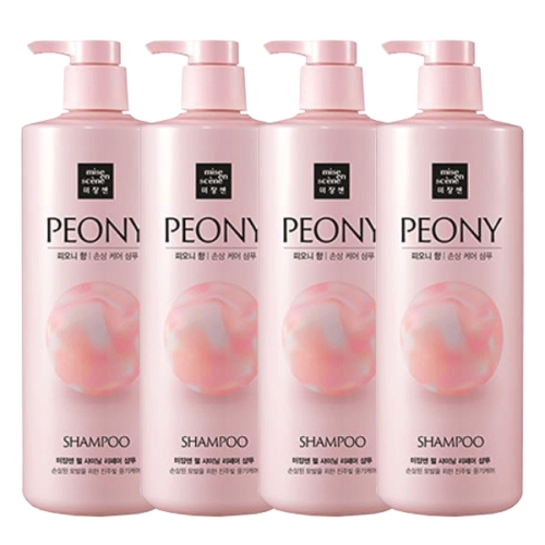 아모레퍼시픽 미쟝센 펄 샤이닝 리페어 샴푸 피오니향 1000ml (4개)