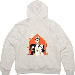 패션 JHQSYR4D_51HD 뒷면 강아지가족 패밀리 형제 그림 프린팅