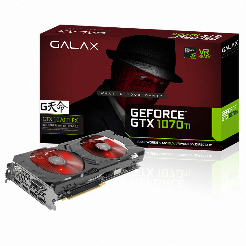 갤럭시 GALAX 지포스 GTX1070 Ti EXOC D5 8GB G天命_이미지