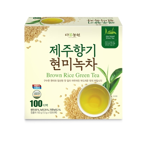 다농원 제주향기 현미녹차 100티백