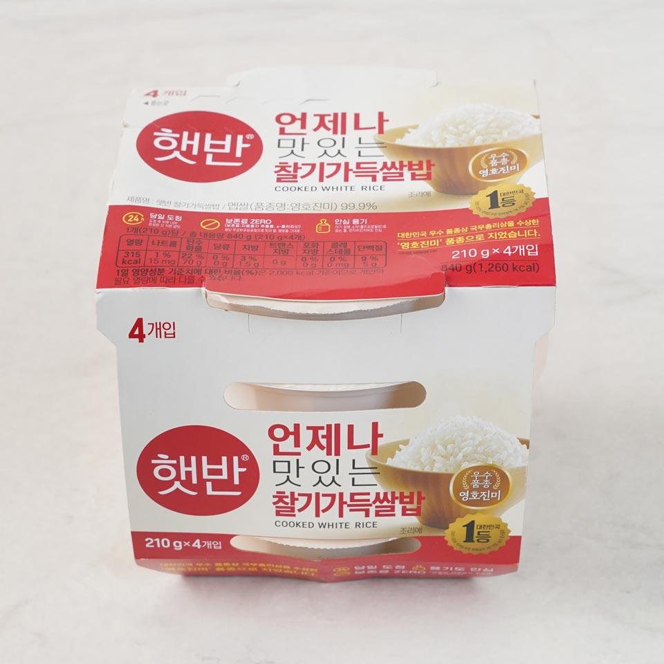 CJ제일제당 햇반 찰기가득 쌀밥 210g (4개)_이미지