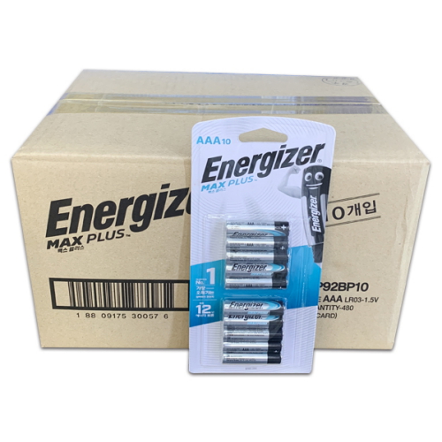 에너자이저 맥스플러스 알카라인 AAA (480개)_이미지