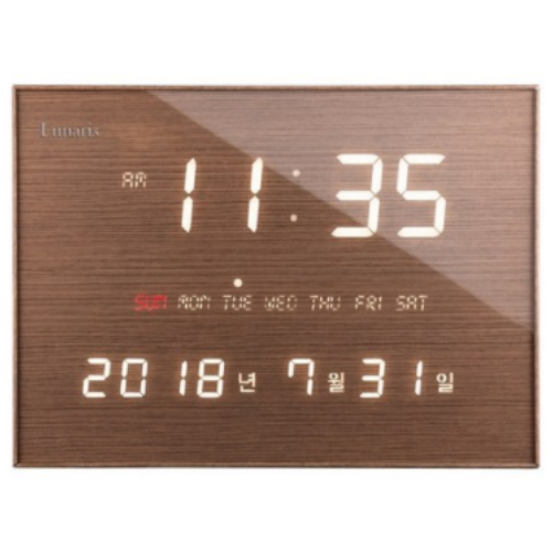 루나리스 전파 FM 수신 벽시계