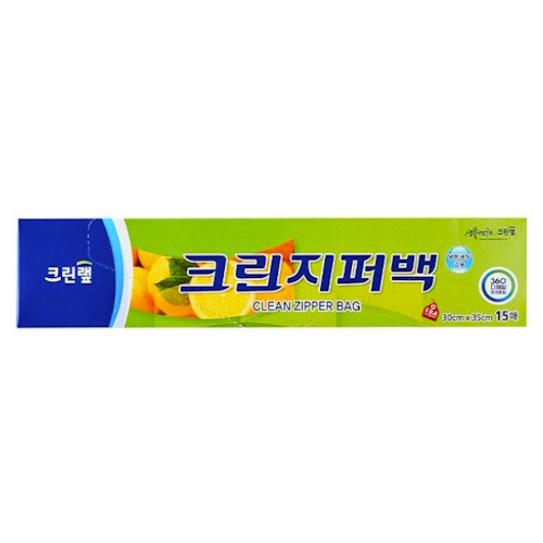 크린랲 크린지퍼백 30x35cm (특대) 15매이미지입니다. 누르면 해당 게시물로 새창이동합니다.