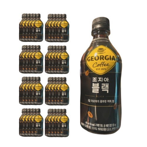 코카콜라음료 조지아 블랙 470ml (48개)