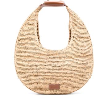 스타우드 라지 문 라피아 숄더 백 129224470_이미지