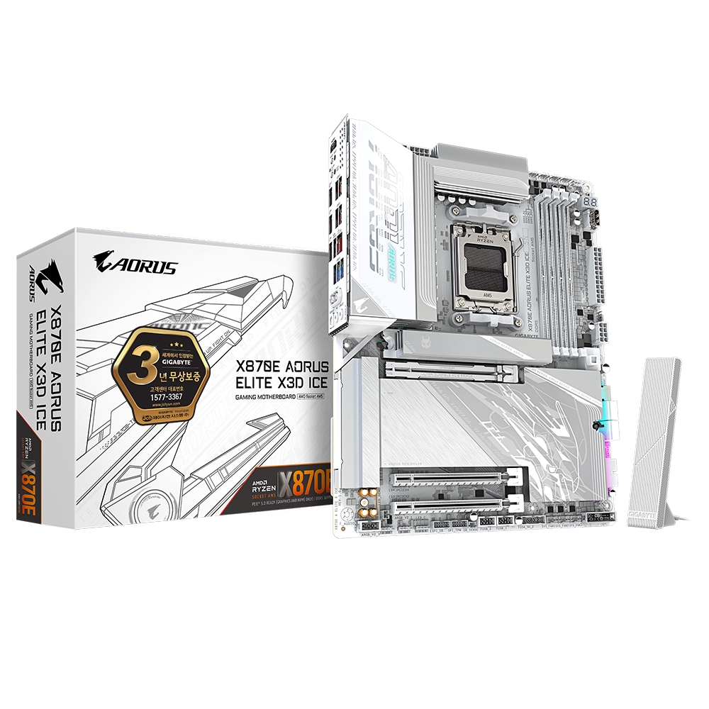 GIGABYTE X870E AORUS ELITE X3D ICE ���̾���