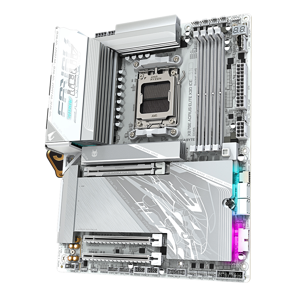 GIGABYTE X870E AORUS ELITE X3D ICE ���̾���