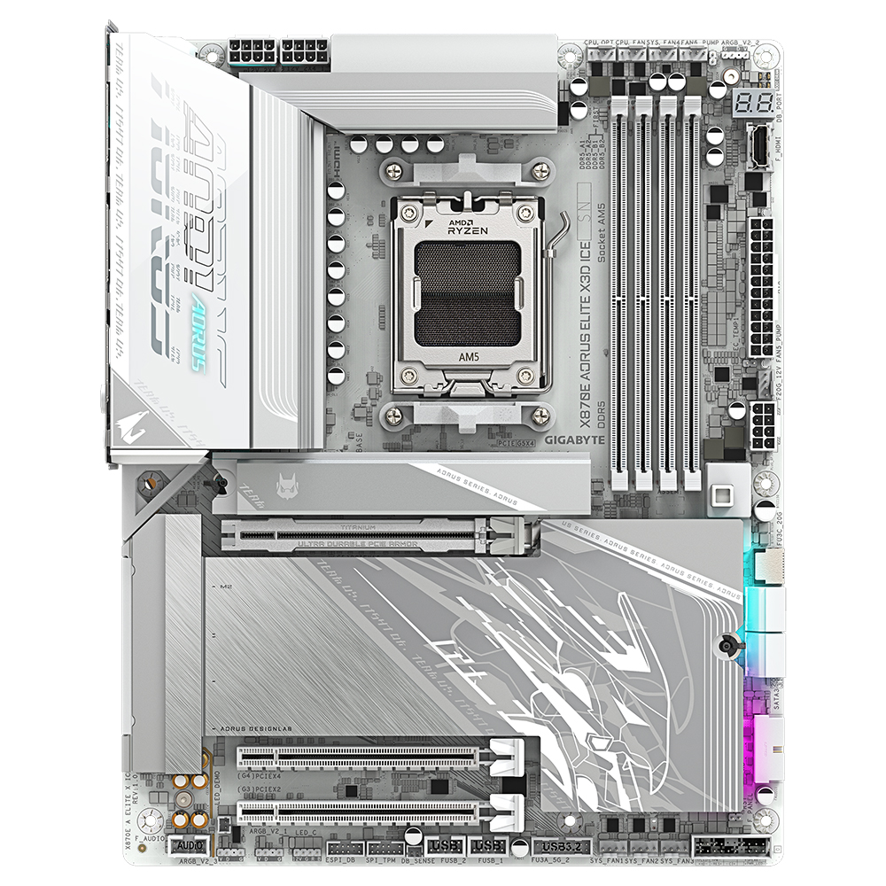 GIGABYTE X870E AORUS ELITE X3D ICE 제이씨현_이미지