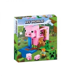 레고 마인크래프트 피그하우스 돼지의 집 (21170)