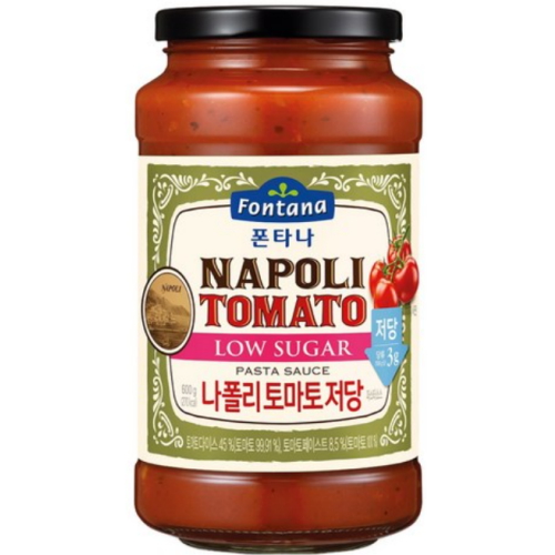 폰타나 나폴리 토마토 저당 파스타소스 600g (6개)_이미지