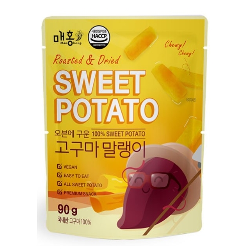 오븐에 구운 고구마 말랭이 90g
