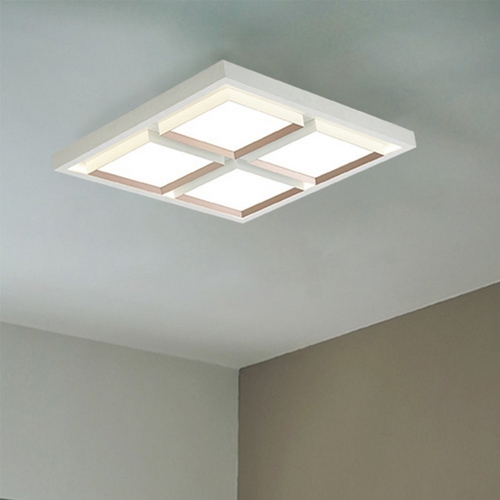 LED 오브리 정사각 4등 거실등 150W