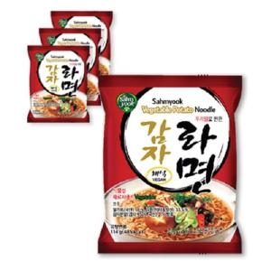 삼육식품 우리밀 감자라면 114g (4개)_이미지