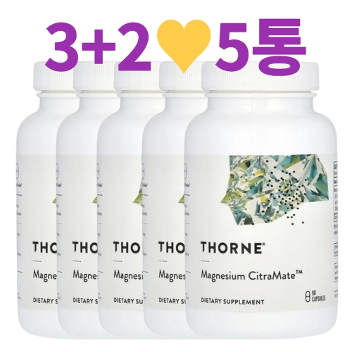 쏜리서치 마그네슘 씨트라메이트 90캡슐 (5개)_이미지