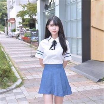 오노마 ONM 하늘하늘 데님 세라복 세트 반팔 S7987103