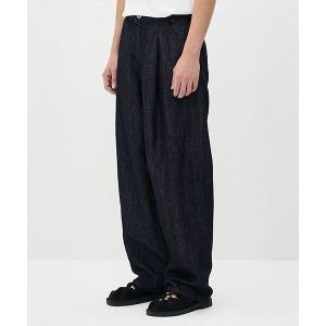 에러스익셉티드 ERRORS EXC이피티 EPTED LDP128DB 플리츠 린넨 데님팬츠 One w