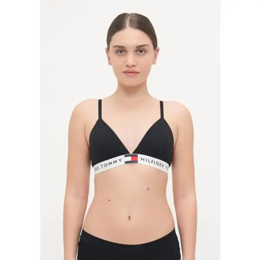  TOMMY Hilfiger 톰미 힐피거 헤리티지 트라이앵글 브라 블랙 6255600