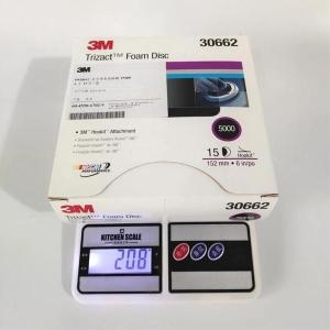 3M 연마 패드 TRIZACT 폼 디스크 PN30662 피라미드 백 벨벳 샌드 P5000 152mm 스폰지 샌드페이퍼 후크 부착.._이미지
