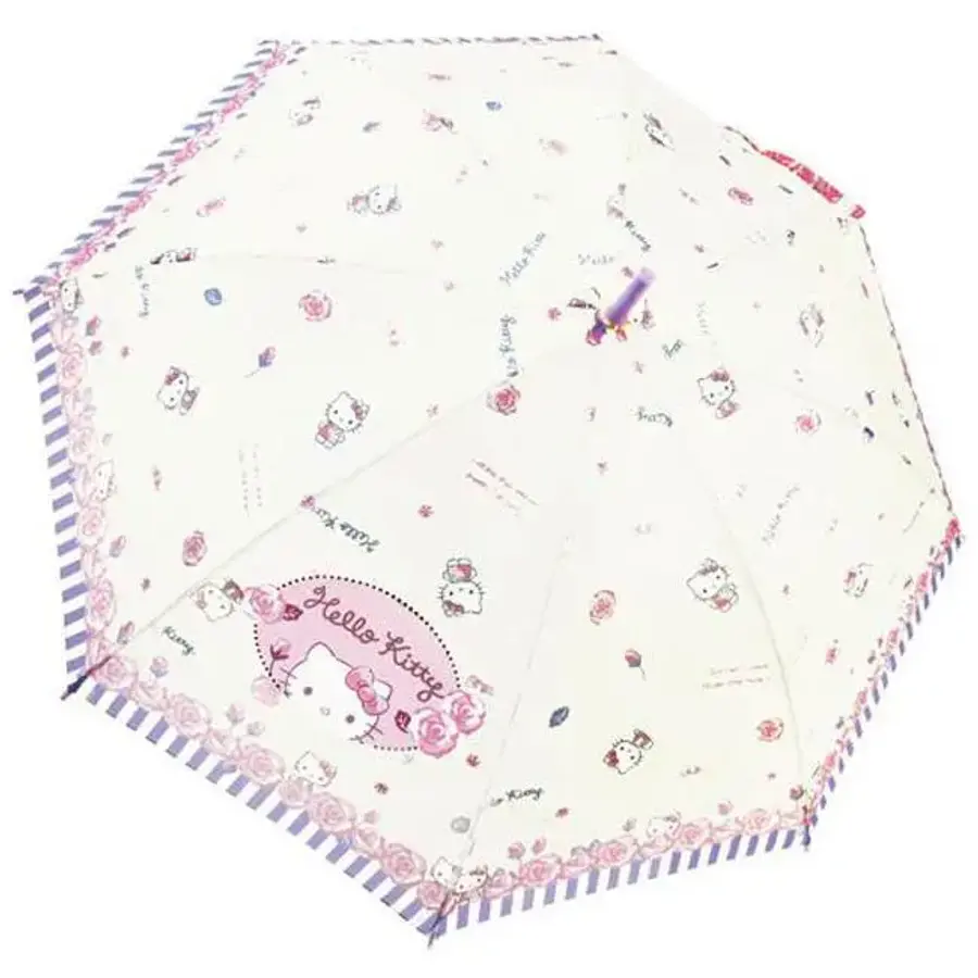 산리오 원터치 장우산 55cm_로즈 119044