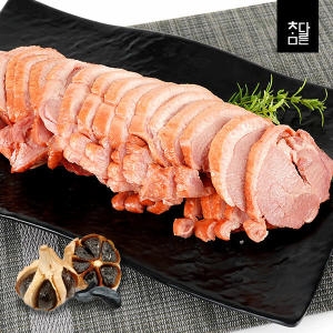 옐로우팜판매농업회사 참다른 무항생제 흑마늘 오리훈제 슬라이스 200g