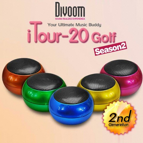 DIVOOM 디붐 ITOUR 20 GOLF 미니스피커 (PSP/ 닌텐도DS)