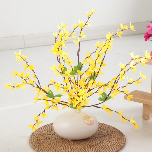 플라워트리 봄소식 개나리 화병o set 50cmP 조화 화병 꽃 FMFUFT