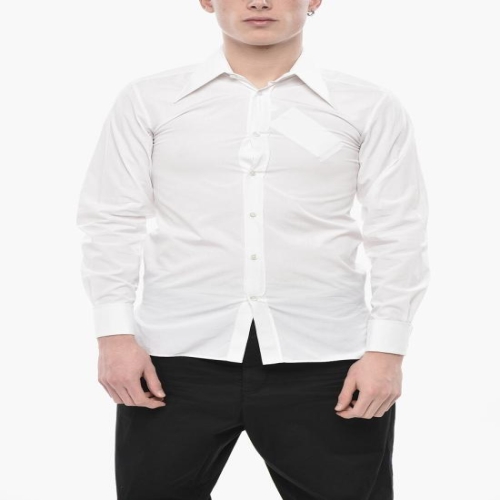 메종마르지엘라 마르지엘라 긴팔 셔츠 S67DT0003 S43001 100 White