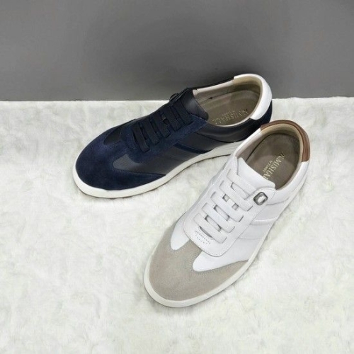 남성 스웨이드 포인트 스니커즈 Y2HT40TD20 NAVY WHITE 4DD_JJ_이미지