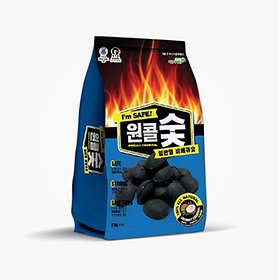 와이디컴퍼니 원콜 일반형 참숯 2kg (1개)_이미지