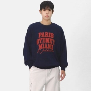 스콰즈 남여공용 시티즈 오버핏 코튼 쭈리 맨투맨 SPT114_636291 636291_55428604_636291