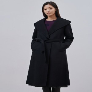 빈폴레이디스 핸드메이드 후드 롱 코트 BF4X30C055