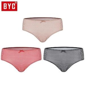 BYC 셀러허브 여성 미디스판 3매입 삼각팬티 DOLF2080 S10465472_이미지
