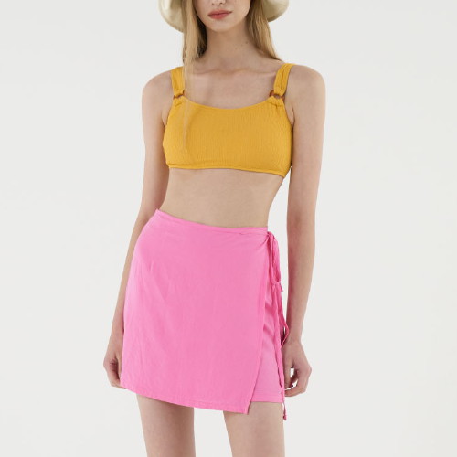 코랄리크 린넨 랩 스커트 핑크 CQ-WS2D401-PK_이미지