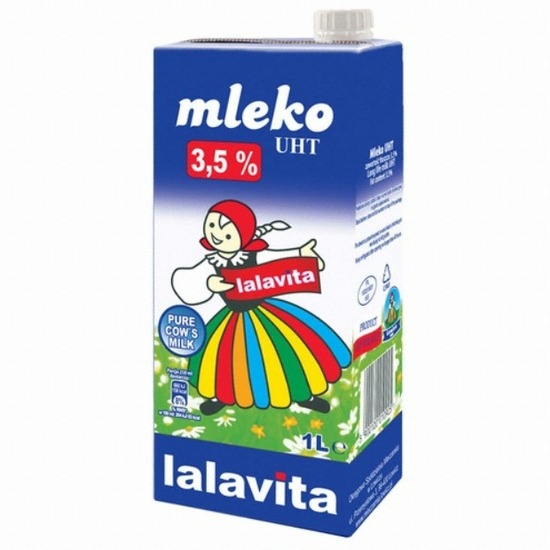 LOWICZ(로비츠) 라라비타 우유 3.5% 1L (멸균) (12개)