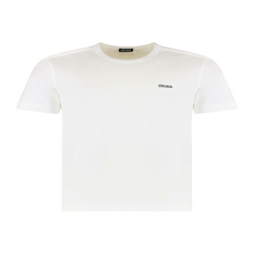 에르메네질도 제냐 반팔 티셔츠 B760E7360A5100 White_이미지