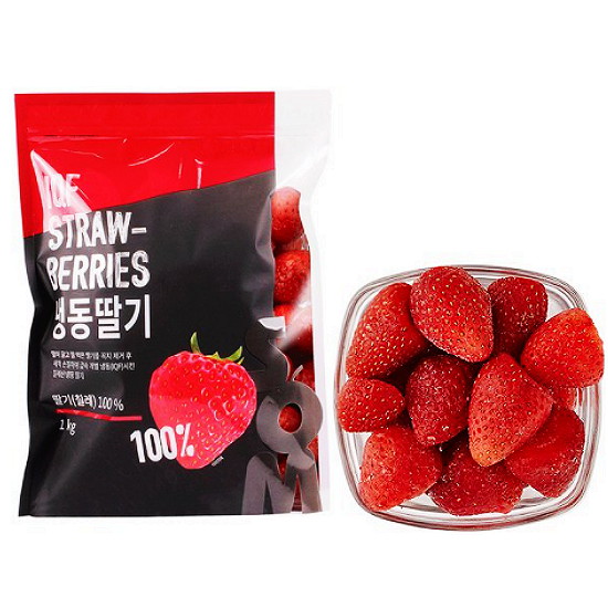 냉동 딸기 1kg (칠레산)