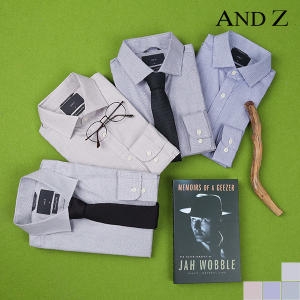 ANDZ 미니 하운드 투스 체크 드레스 셔츠 BLA5WD1105_이미지