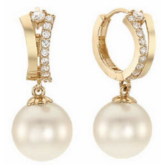 미니골드 14K 프라미스 문리버 원터치 귀걸이 EJIS4002_이미지