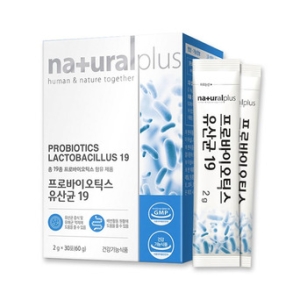 내츄럴플러스 프로바이오틱스 유산균 19 2g 30포 (5개)_이미지
