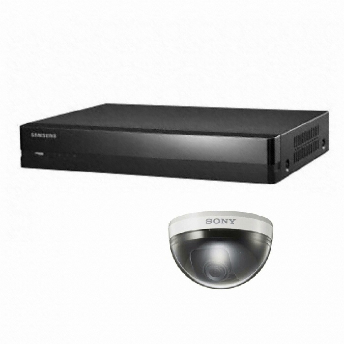 한화비전 SRD-445 + SSC-N11A 패키지 (카메라 2개+녹화기)_이미지