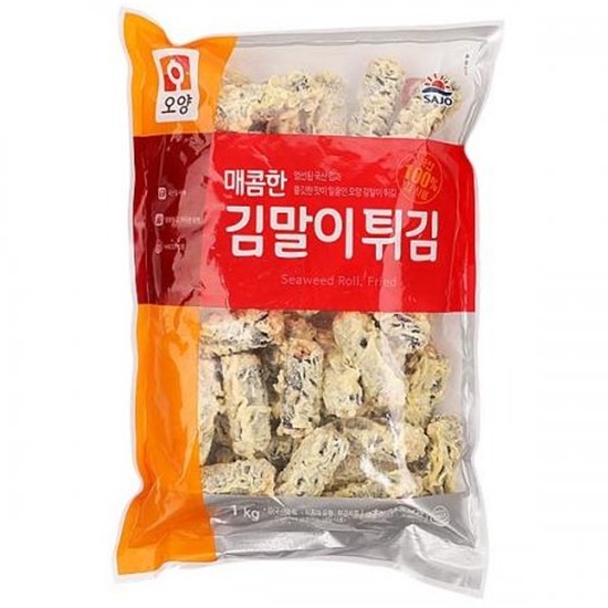 사조오양 매콤한 김말이 튀김 1kg (10개)_이미지