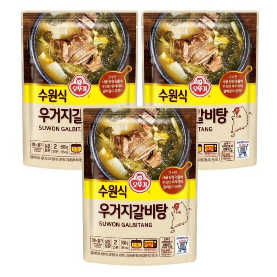 오뚜기 수원식 우거지갈비탕 500g (3개)_이미지