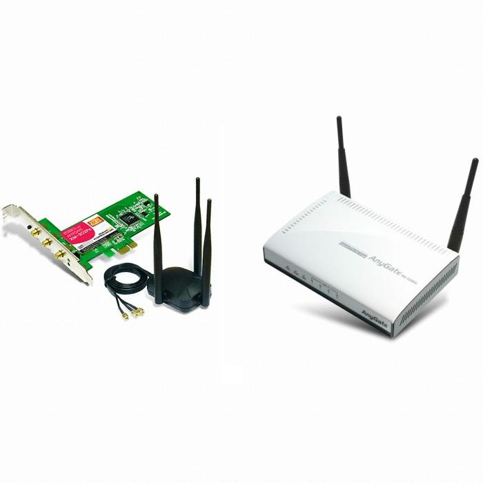네오위키 RG-5200A 공유기 패키지 (+ XM-302Pe PCI-E 무선랜카드)_이미지