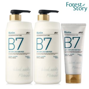 웰코스 포레스트스토리 B7 안티헤어로스 헤어팩 1000ml (2개)